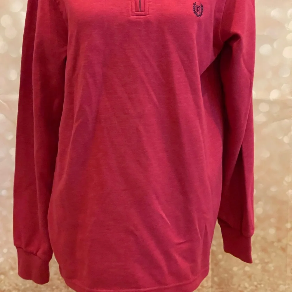 Chaps M Turtleneck Pullover with Quarter‎ Zip